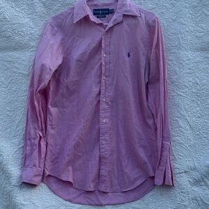 Polo by Ralph Lauren Men's Light Pink Button Down Shirt